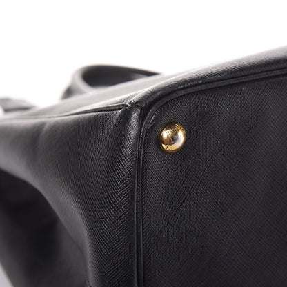 Prada Saffiano Lux Extra Large Galleria Double Zip Tote Black 8 of 19