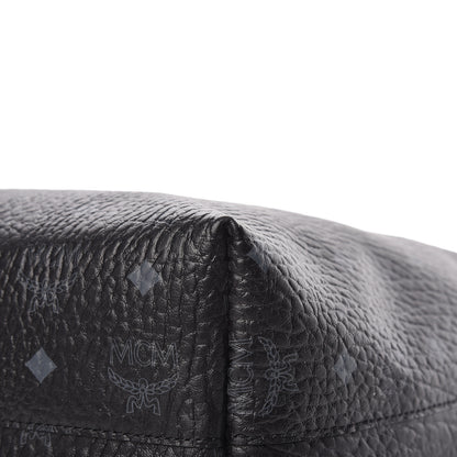 MCM Visetos Medium Anya Shopper Tote Black 11 of 14