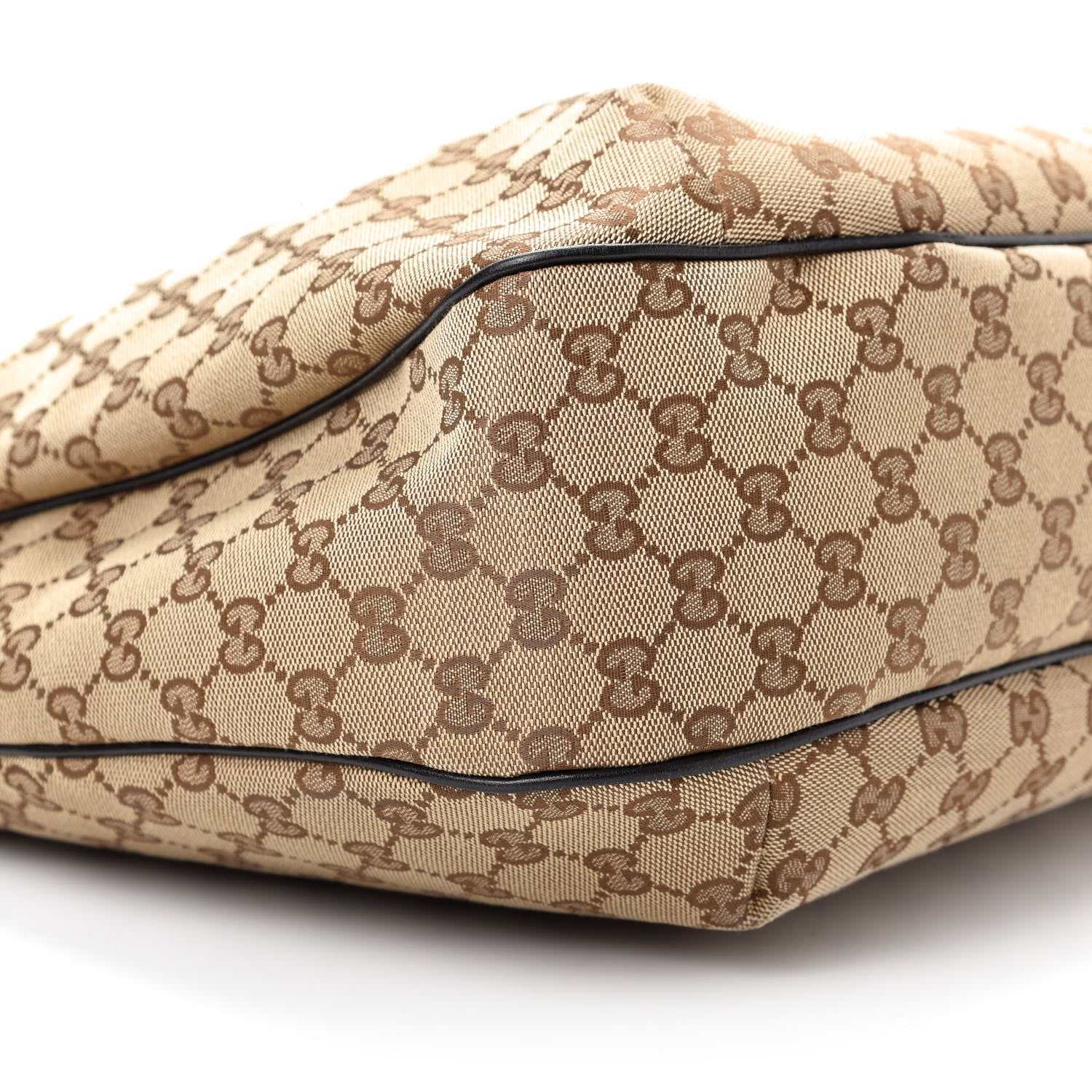 Gucci Monogram Large New Ladies Web Hobo Dark Brown 6 of 9