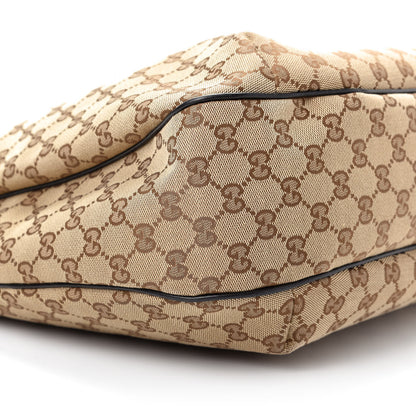 Gucci Monogram Large New Ladies Web Hobo Dark Brown 6 of 9