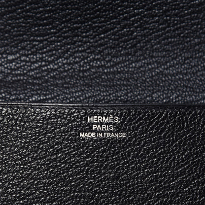 Hermes Chevre Mysore Roulis Slim Wallet Black 7 of 7