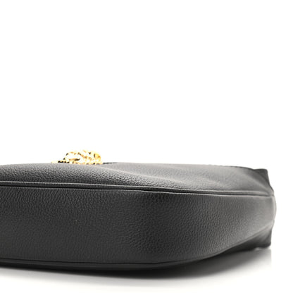 Versace Calfskin La Medusa Small Hobo Crossbody Black 8 of 8