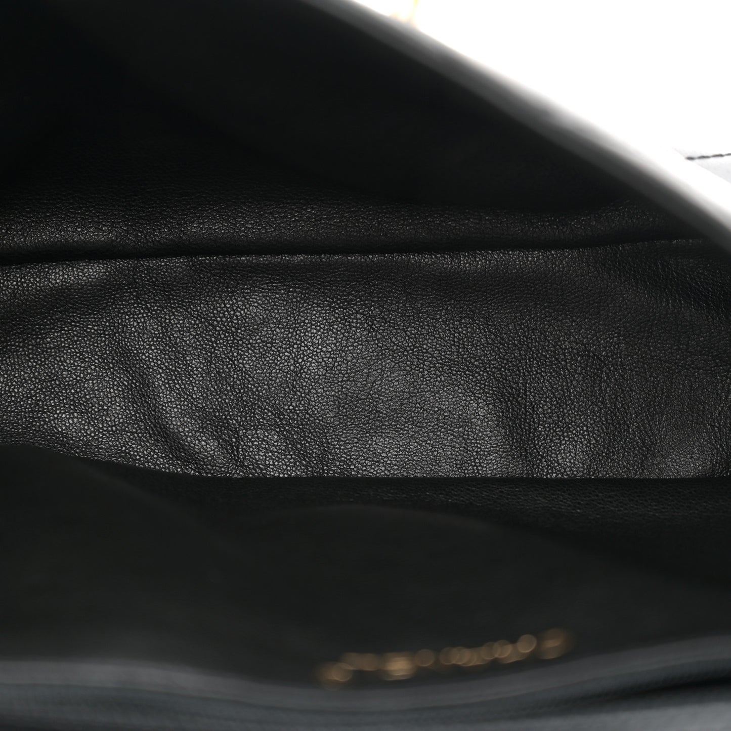 Lambskin Bekko Resin Medium Single Flap Black