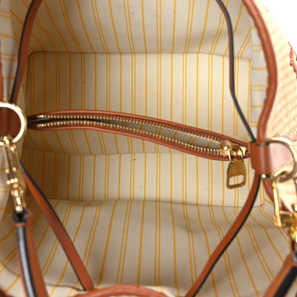 Louis Vuitton Raffia Calfskin Monogram Neonoe MM Tan 5 of 10