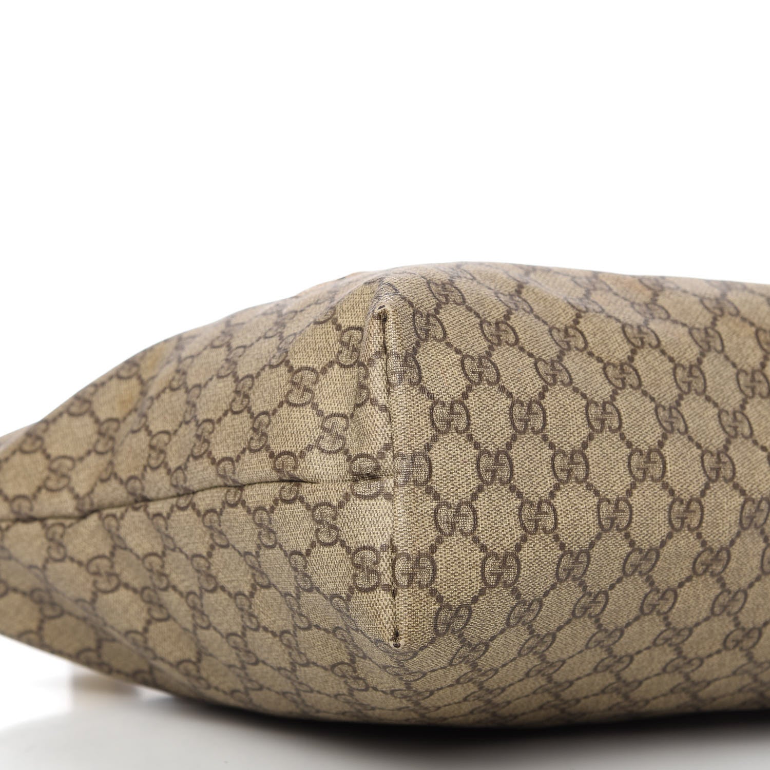 Gucci GG Supreme Monogram Medium Zippered Shopping Tote Off White 9 of 12