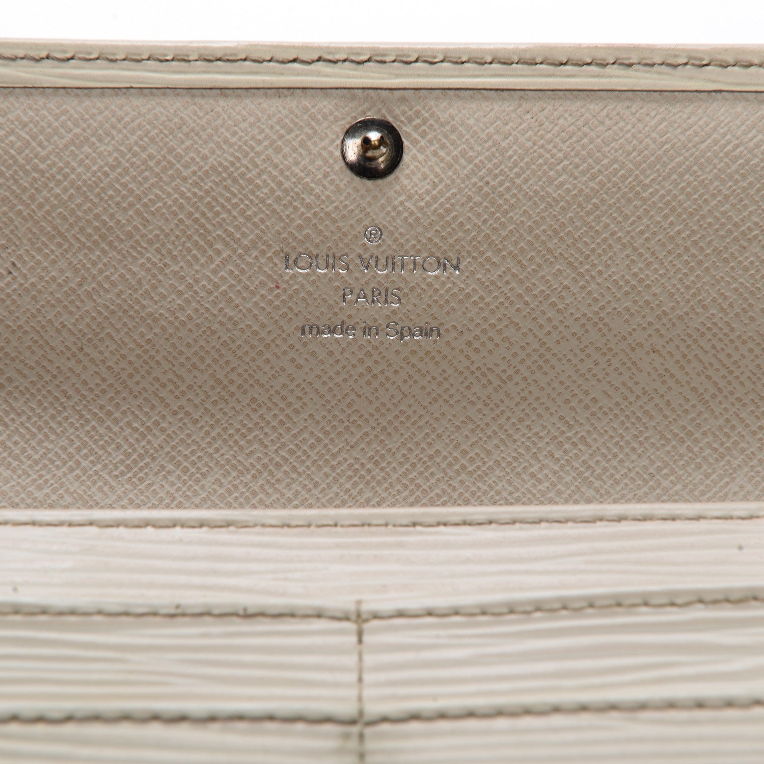 Louis Vuitton Epi Sarah Wallet Ivory 6 of 8