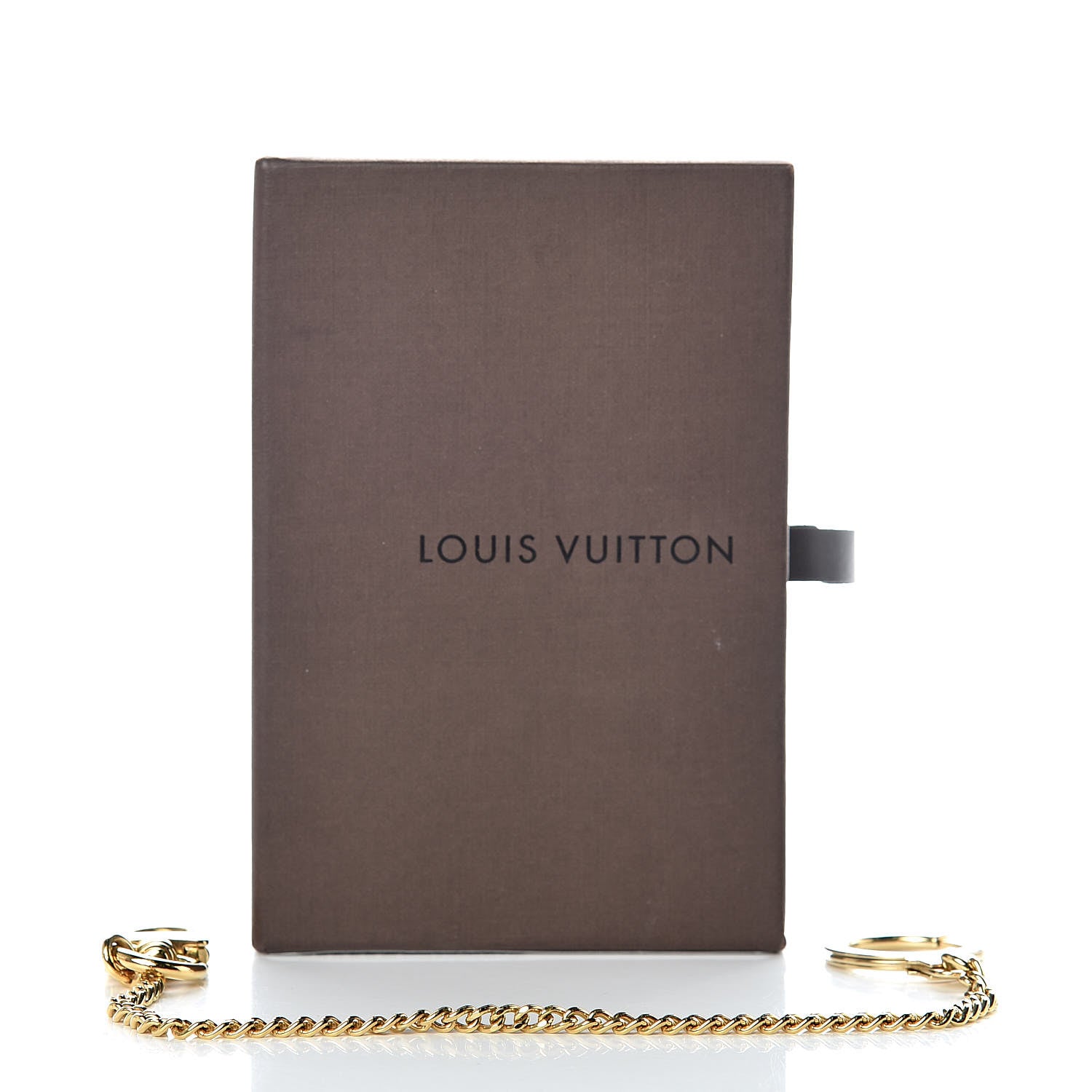 Louis Vuitton Metal Pochette Extender Key Ring Chain Gold 3 of 3