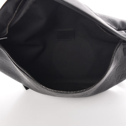 Louis Vuitton Calfskin Monogram Shadow Discovery Bumbag Black 7 of 8