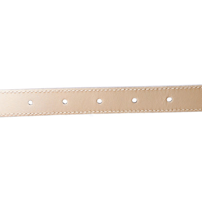 Gucci Calfskin Double G 20mm Belt 75 30 Mystic White 4 of 6
