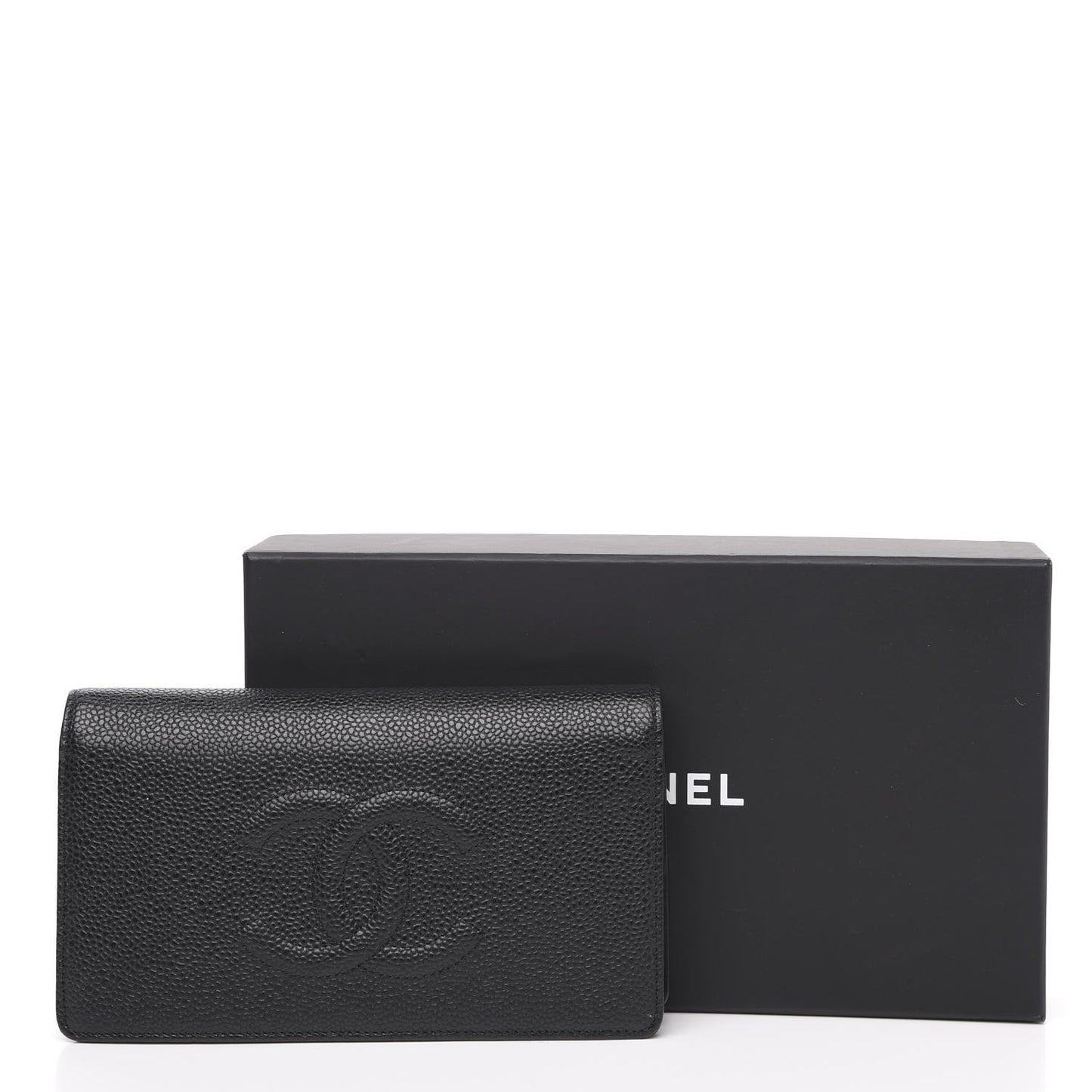 Caviar Timeless CC Yen Wallet Black