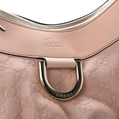 Gucci Guccissima Large D Gold Hobo Pink 10 of 10