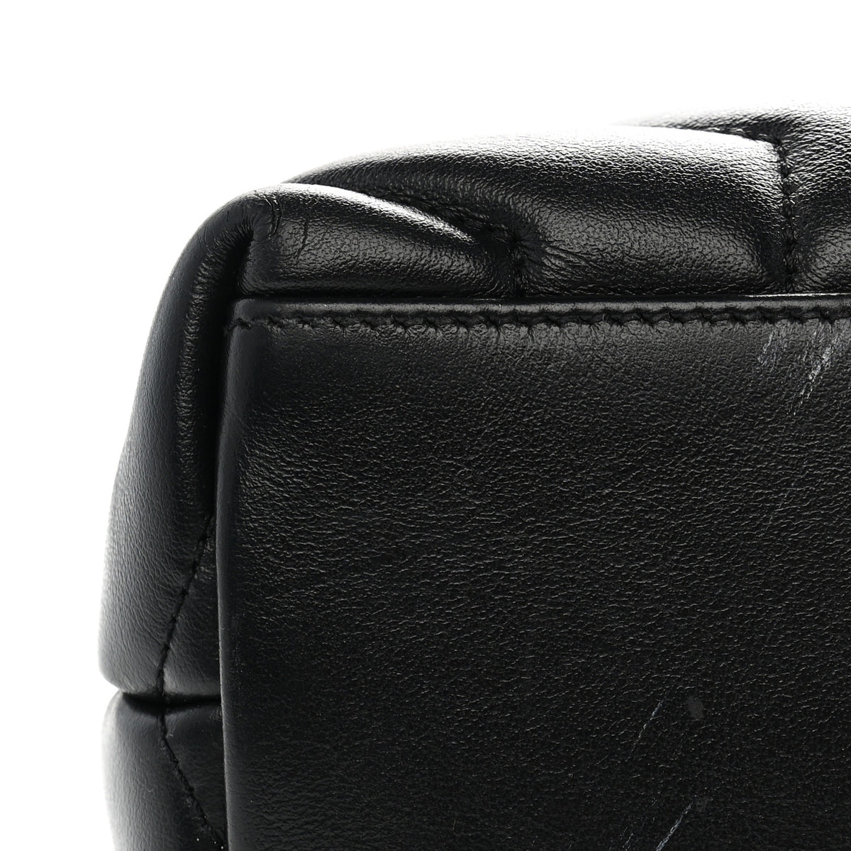 Saint Laurent Calfskin Y Quilted Monogram Small Loulou Chain Satchel Black 11 of 11
