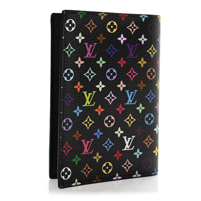 Louis Vuitton LV X TM Monogram Multicolor Passport Cover Black 3 of 7
