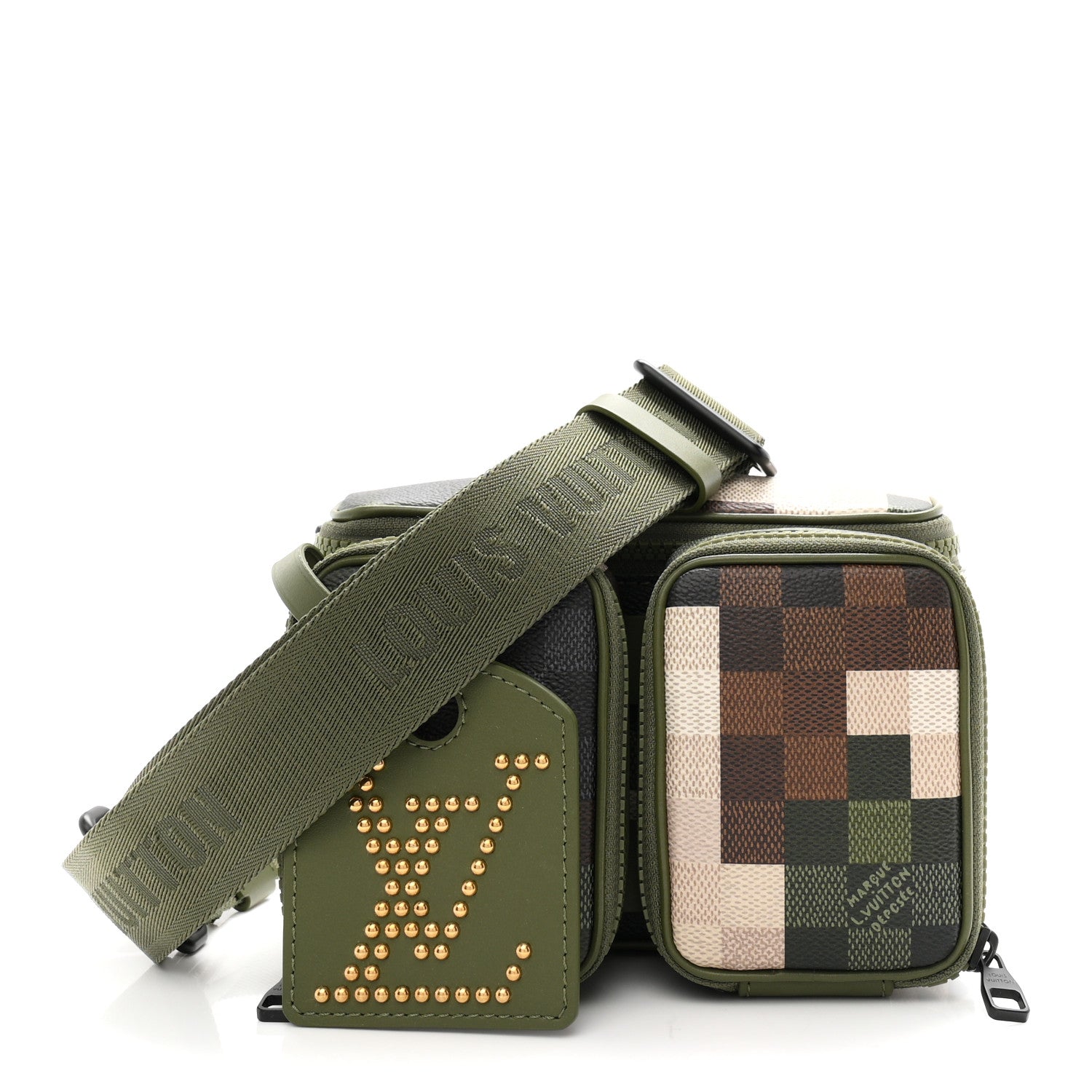 Louis Vuitton Damoflage LV Trail Wearable Wallet Green 1 of 10
