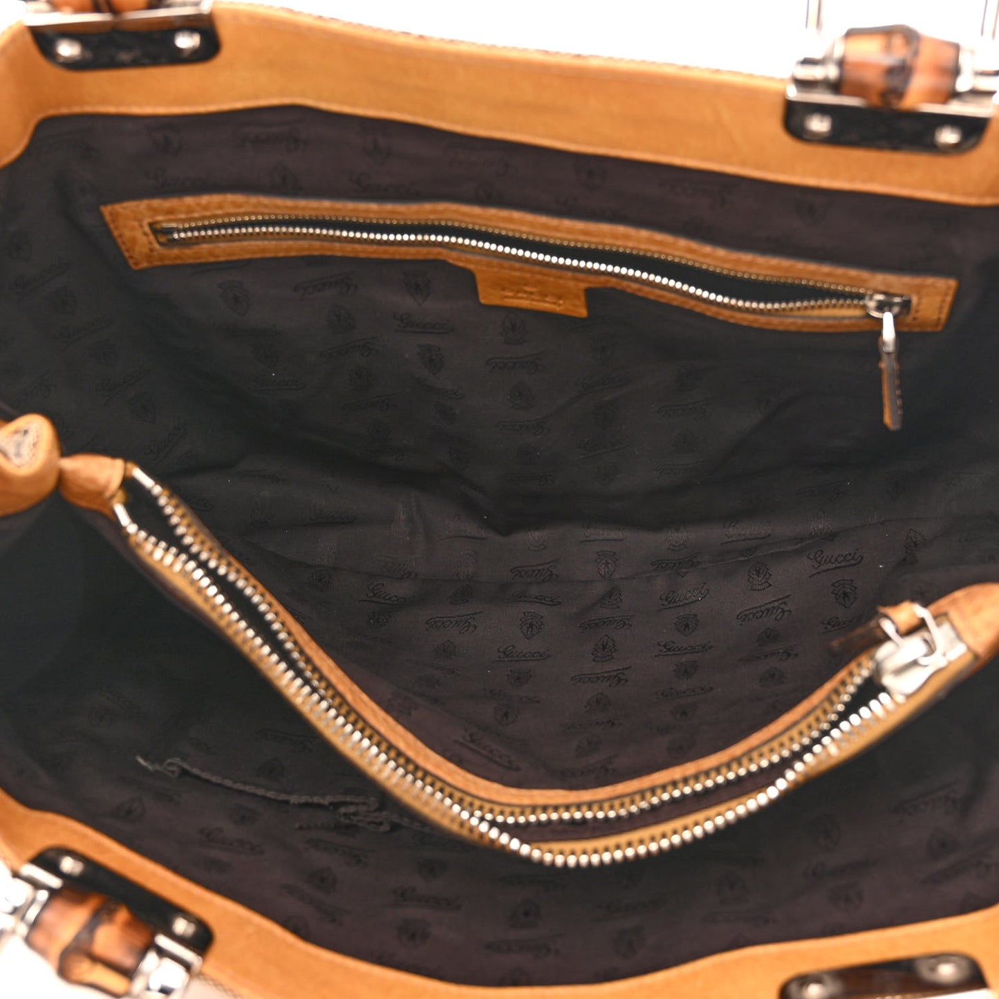 Monogram Medium Bamboo Bar Tote Yellow