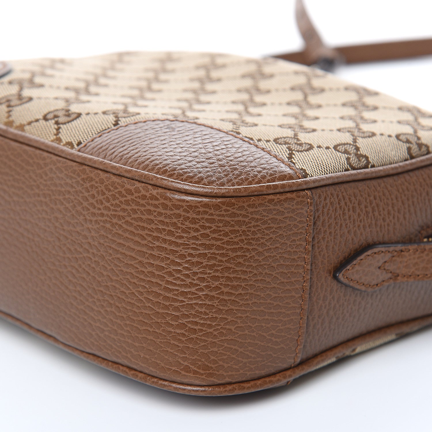 Gucci Monogram Mini Bree Messenger Bag Beige Tabacco 9 of 9