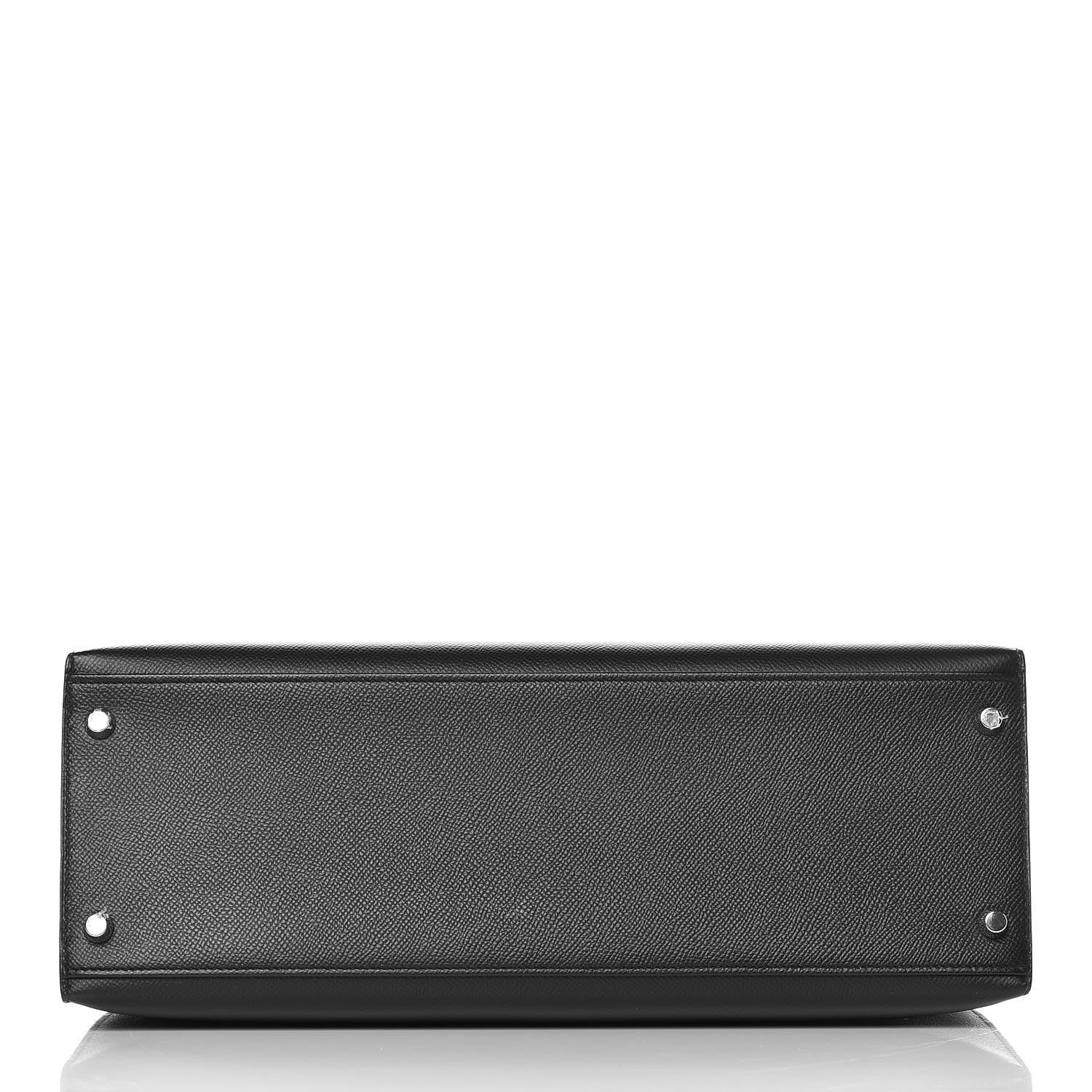 Hermes Epsom Kelly Sellier 35 Black 31 of 37