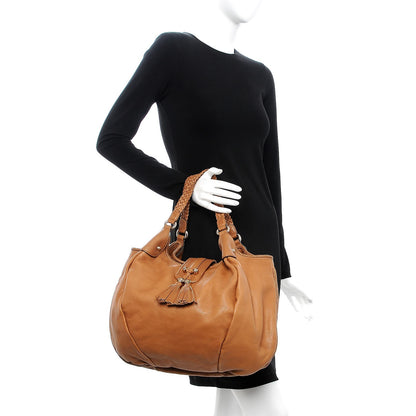 Gucci Pebbled Calfskin Medium Marrakech Shoulder Bag Camel 2 of 12