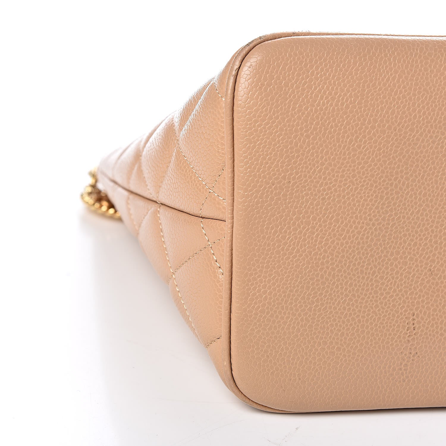 Chanel Caviar Quilted Medallion Tote Beige 17 of 19