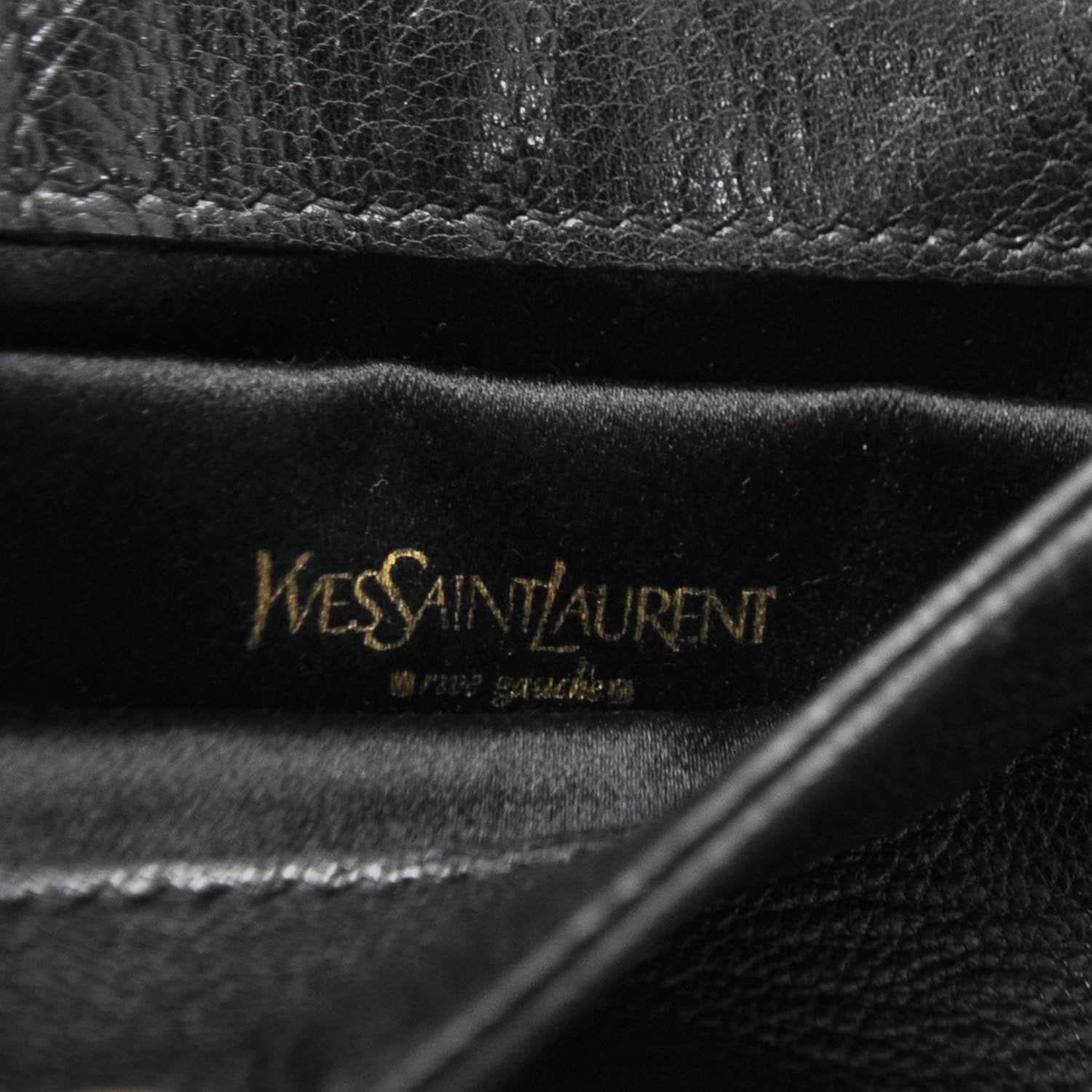 Saint Laurent Chevre Nadja Pochette Black 6 of 7