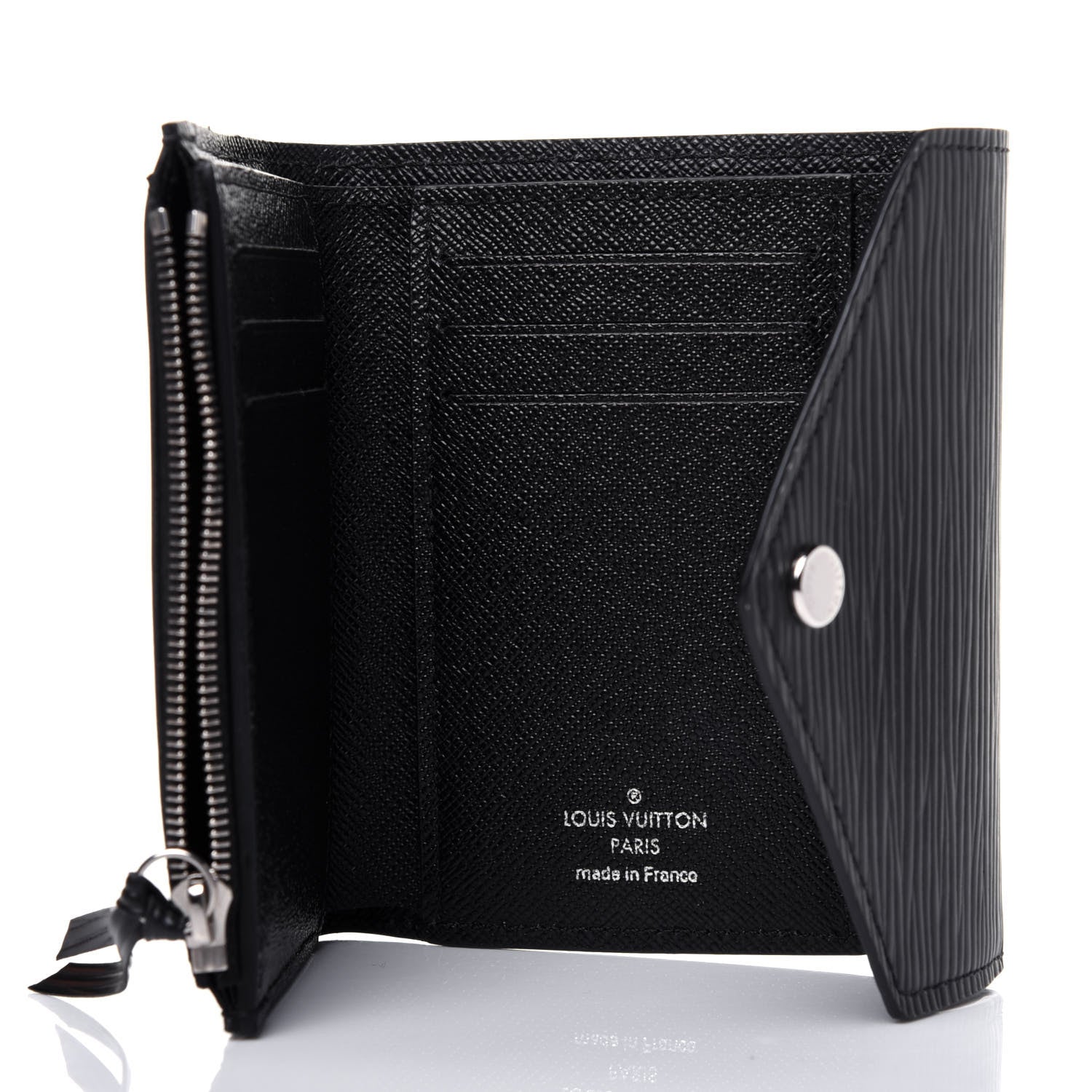 Louis Vuitton Epi Victorine Wallet Black 5 of 12