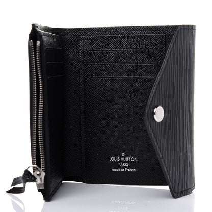 Louis Vuitton Epi Victorine Wallet Black 5 of 12