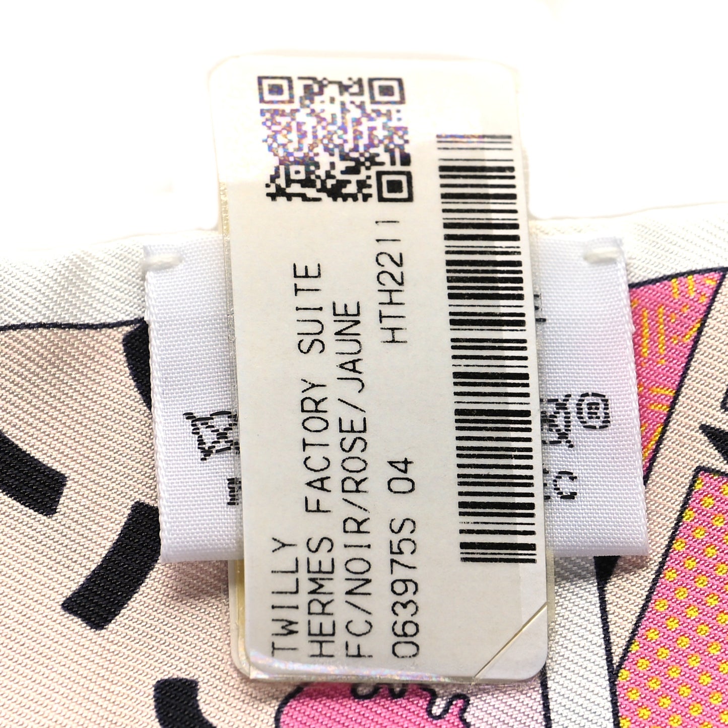 Silk Factory Suite Twilly Black Rose Jaune