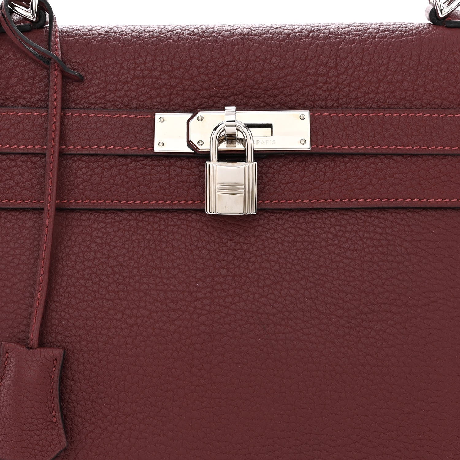 Hermes Fjord Kelly Retourne 32 Rouge H 8 of 14