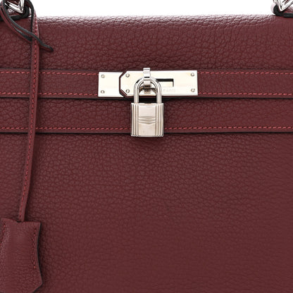Hermes Fjord Kelly Retourne 32 Rouge H 8 of 14