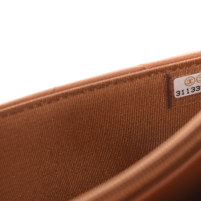 Chanel Lambskin Quilted 19 Wallet On Chain WOC Brown 10 of 12