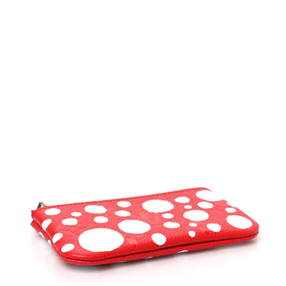 Louis Vuitton LV X YK Empreinte Infinity Dots Key Pouch Red White 8 of 14