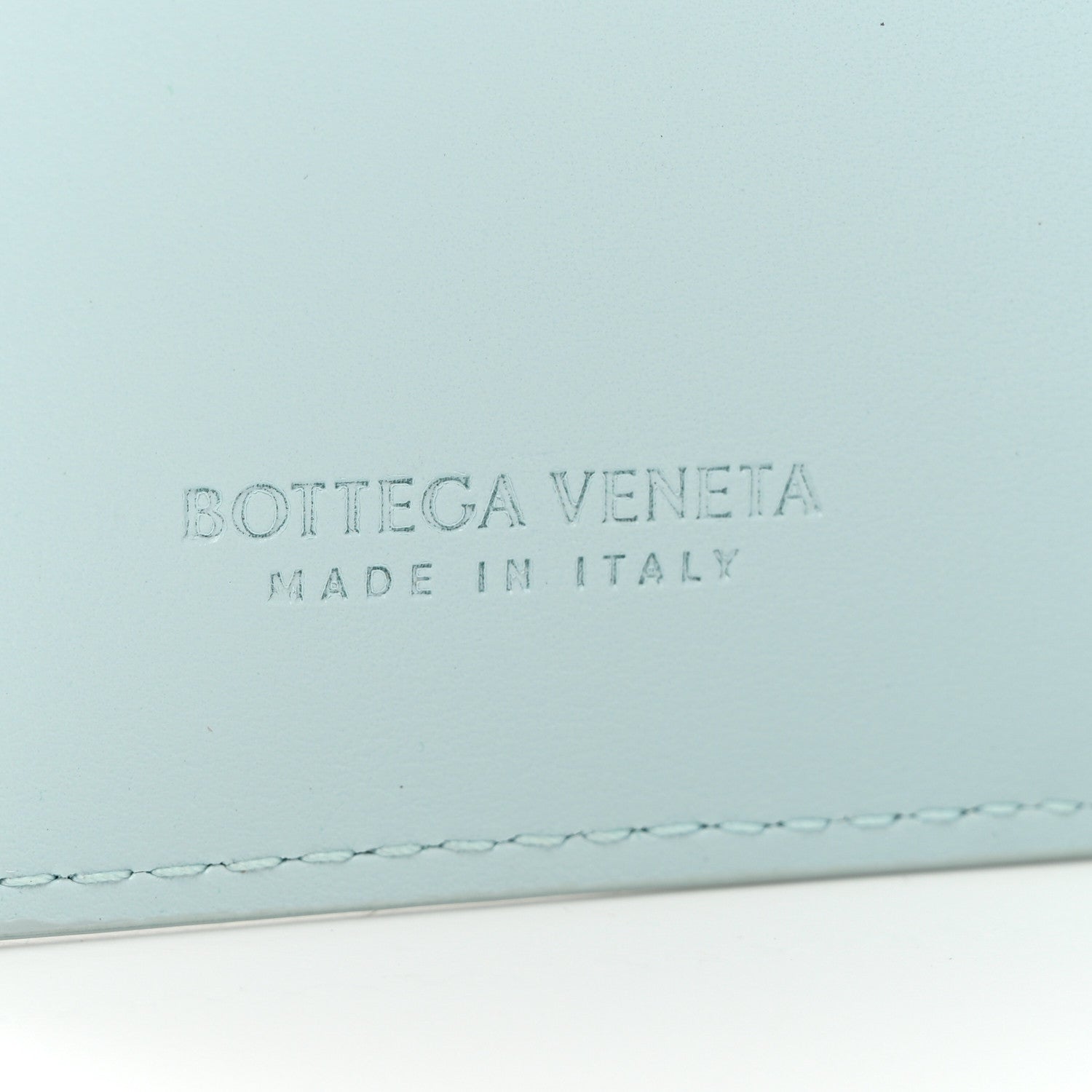 Bottega Veneta Nappa Intrecciato Bifold Zip Wallet Teal Washed 6 of 7
