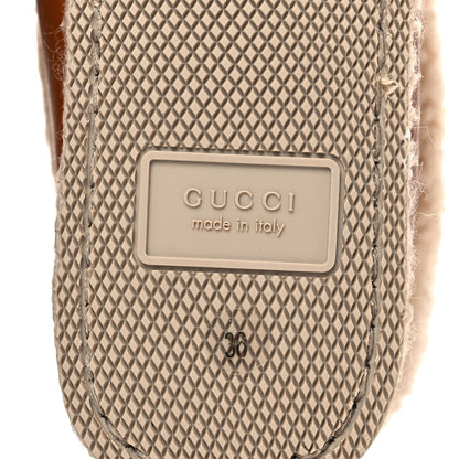Gucci Calfskin Wool Womens Fria Horsebit Ankle Boots 36 New Caramel Butterscotch 6 of 9