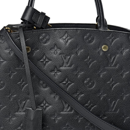 Louis Vuitton Empreinte Montaigne MM Black 7 of 13