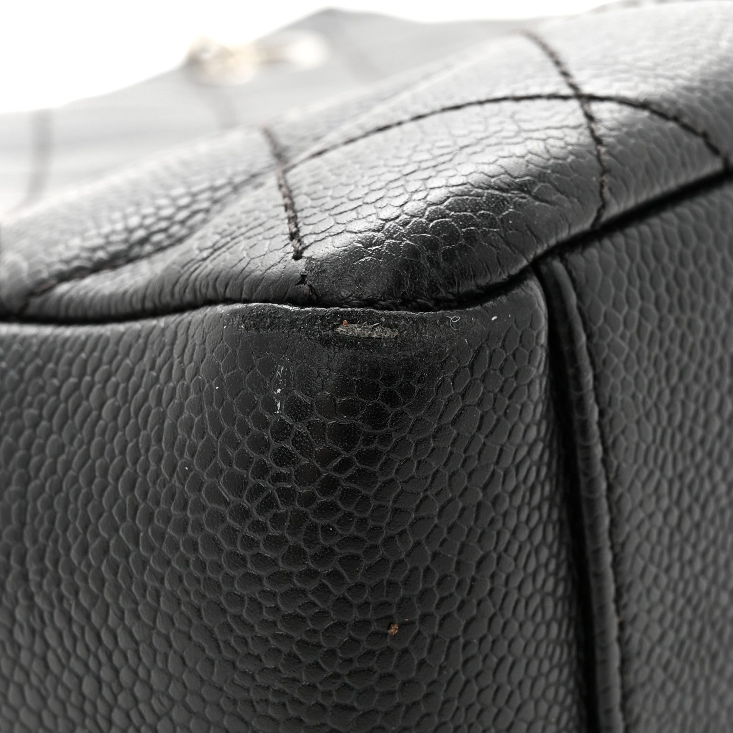 Chanel Caviar Quilted Petit Shopping Tote PST Black 12 of 14