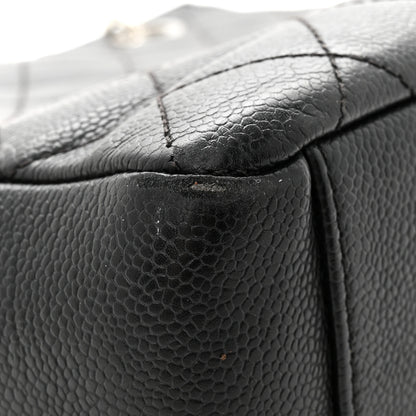 Chanel Caviar Quilted Petit Shopping Tote PST Black 12 of 14