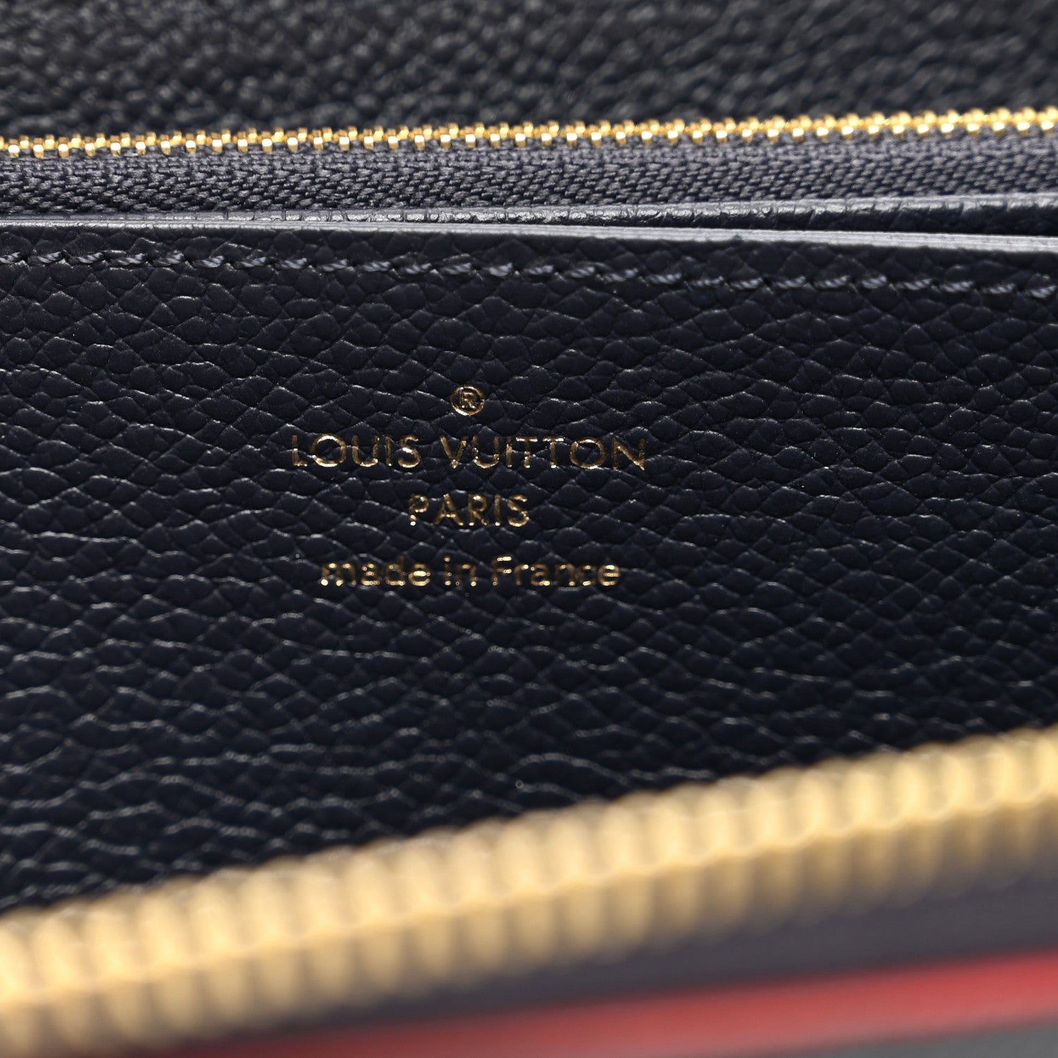Louis Vuitton LOUIS VUITTON Empreinte Zippy Wallet Marine Rouge 6 of 6