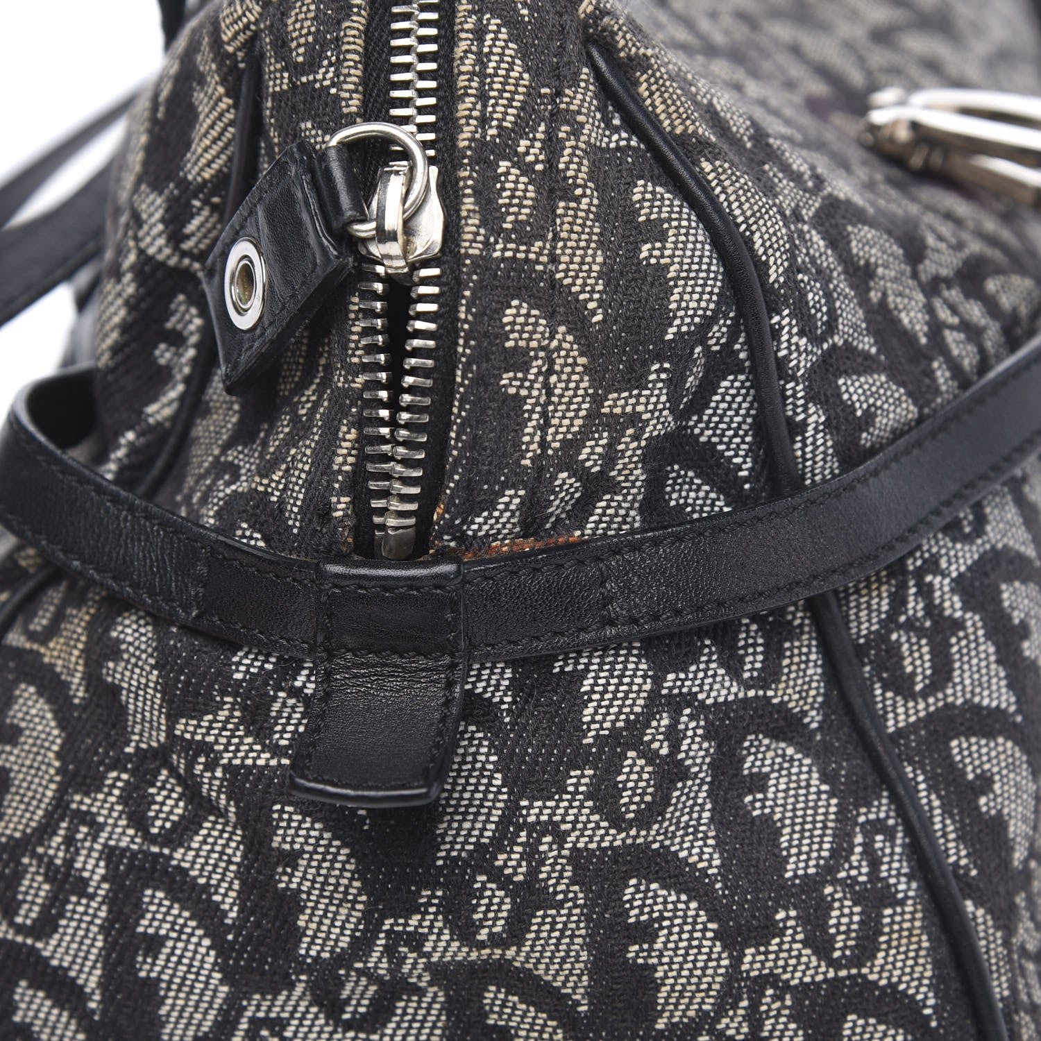 Christian Dior Denim Monogram Charms Shoulder Bag Blue 15 of 16