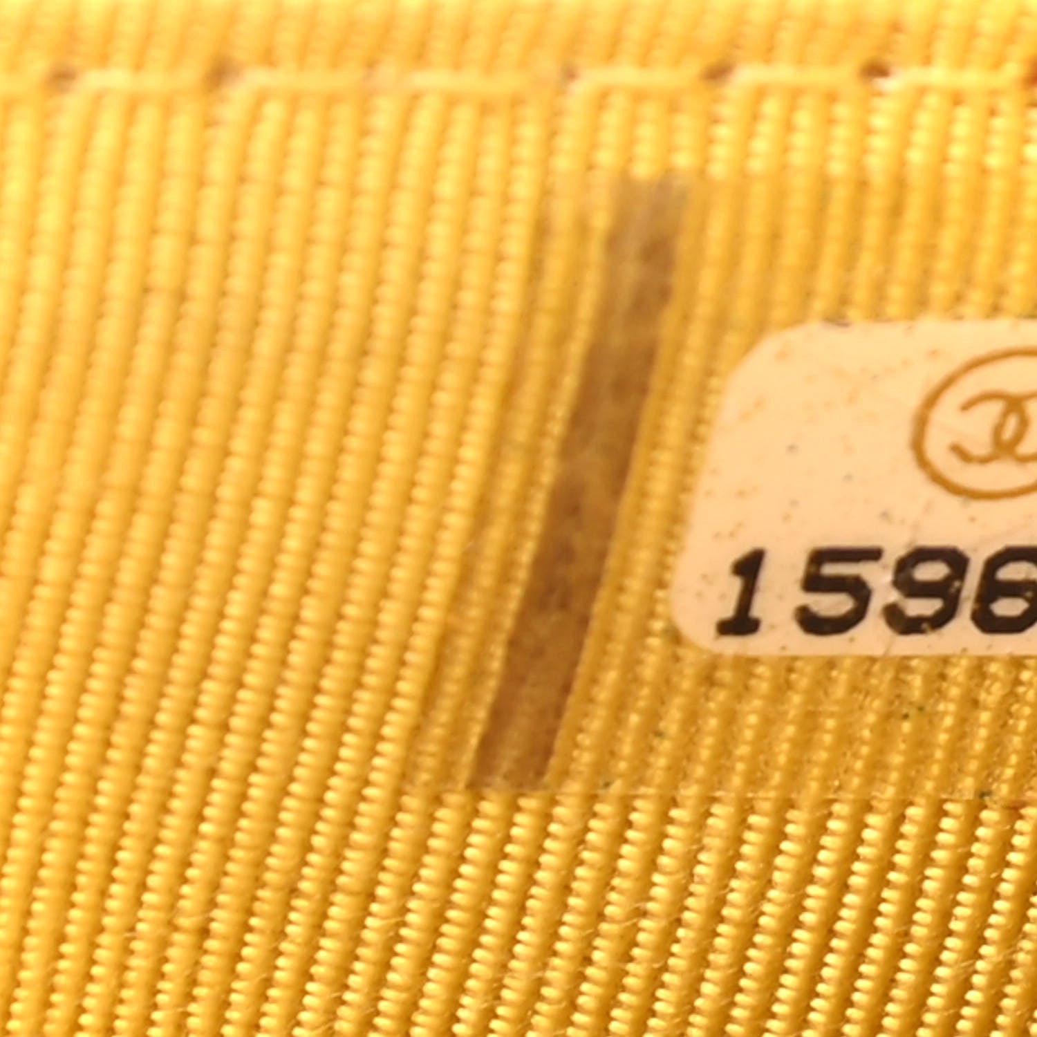 Chanel Lambskin Quilted Wallet on Chain WOC Yellow 8 of 10