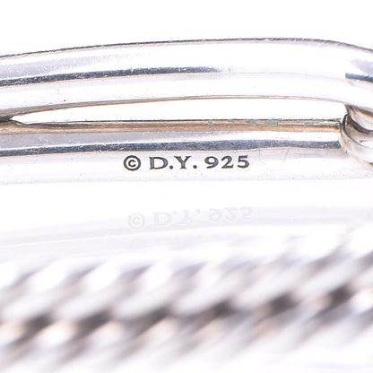David Yurman Sterling Silver 10mm Single Loop Labyrinth Bracelet 4 of 5