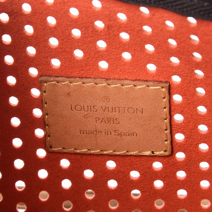 Louis Vuitton Monogram Perforated Pochette Accessories Bag Orange 6 of 8