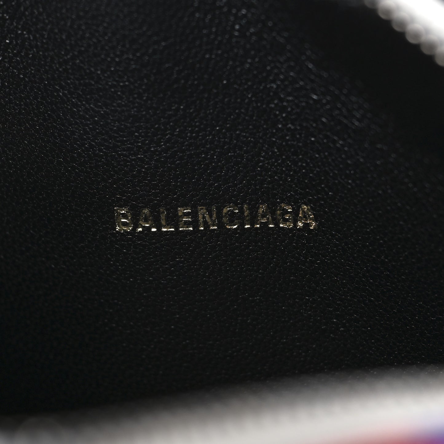 Smooth Calfskin Rainbow Logo XS Ville Camera Bag Multicolor