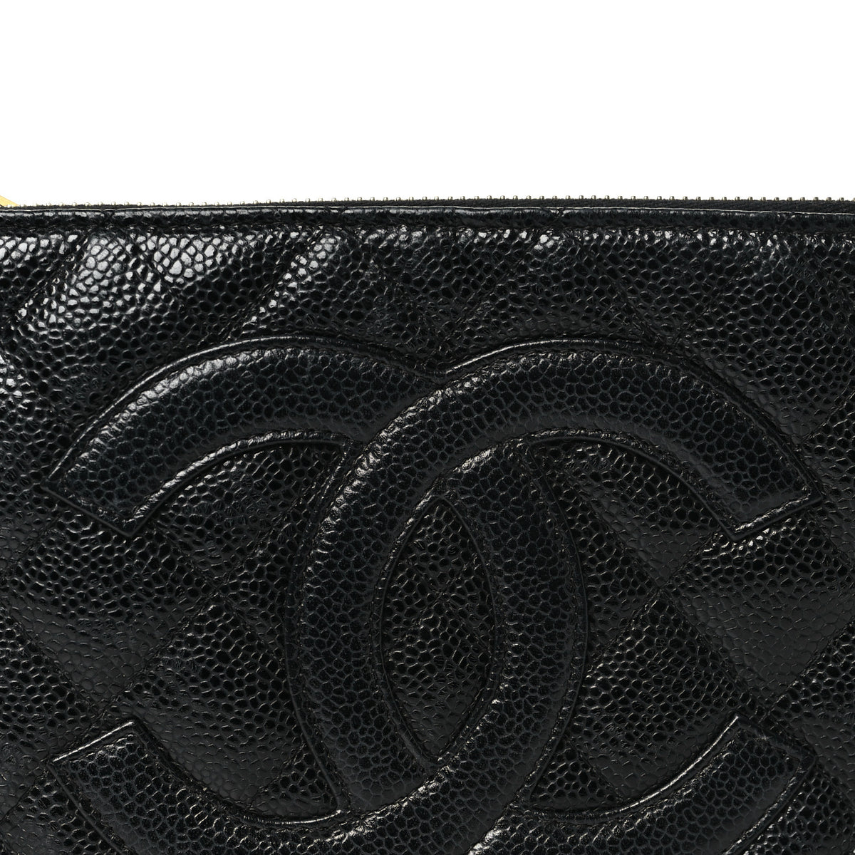 Caviar Quilted Timeless CC Shoulder Bag Black