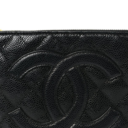 Chanel Caviar Quilted Timeless CC Shoulder Bag Black 8 of 13