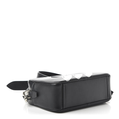 Prada City Calf Banana Print Camera Bag Black Fuchsia 4 of 9