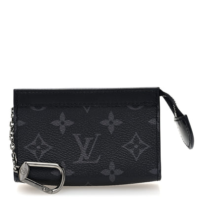 Louis Vuitton Monogram Eclipse Key Pouch Voyage 1 of 6