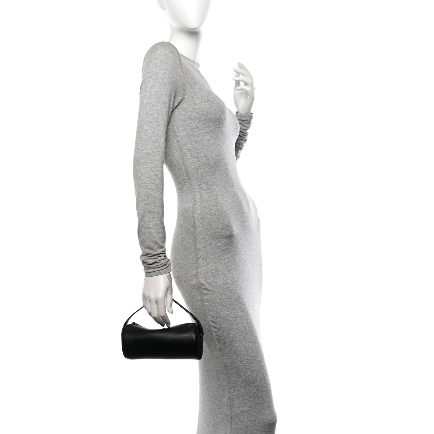 The Row Nappa Round 90's Bag Black 2 of 9