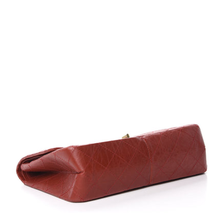 Chanel Aged Calfskin Quilted 2.55 Reissue 227 Flap Red 4 of 11