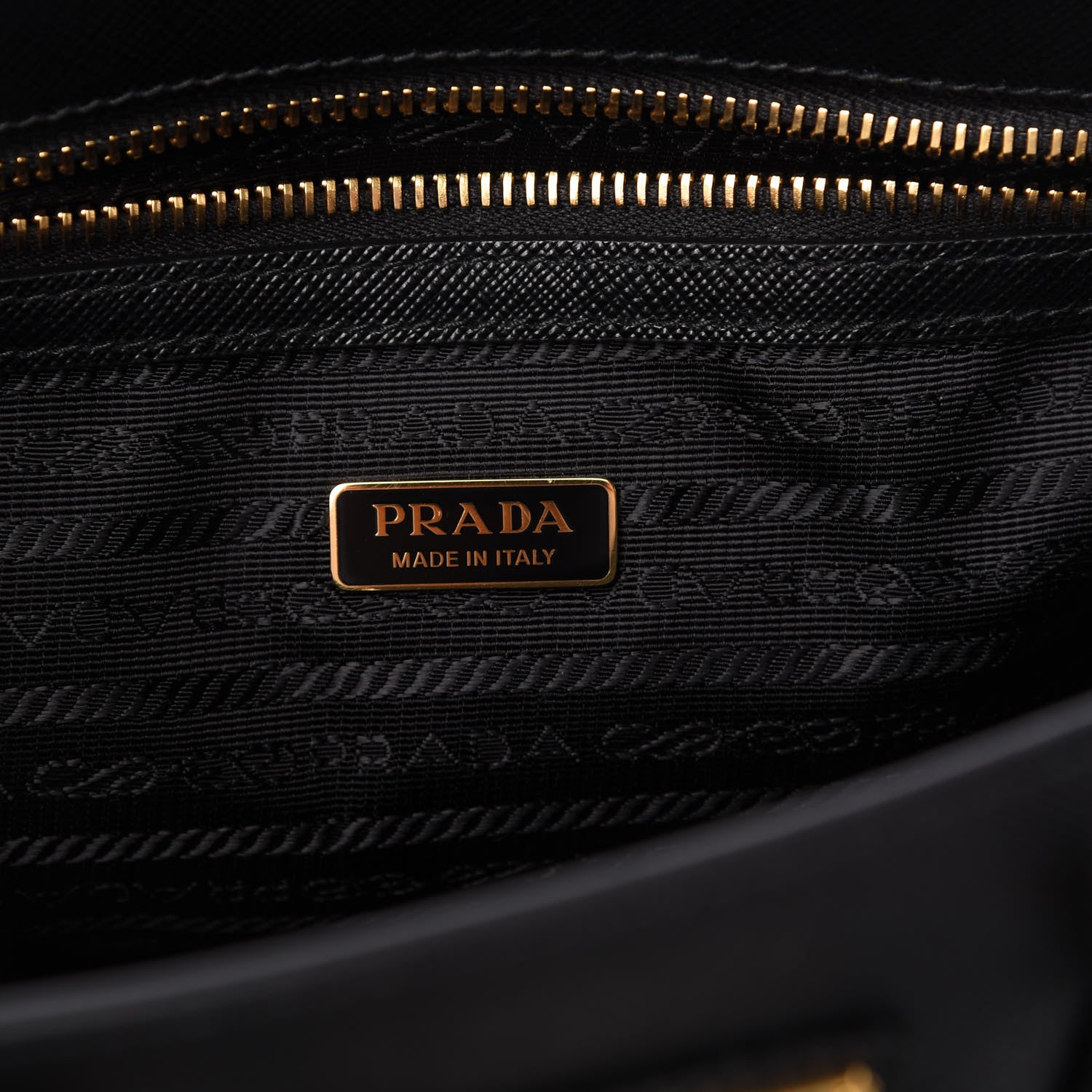 Prada Saffiano Lux Micro Galleria Shoulder Bag Black 8 of 10