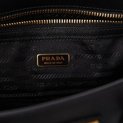 Prada Saffiano Lux Micro Galleria Shoulder Bag Black 8 of 10